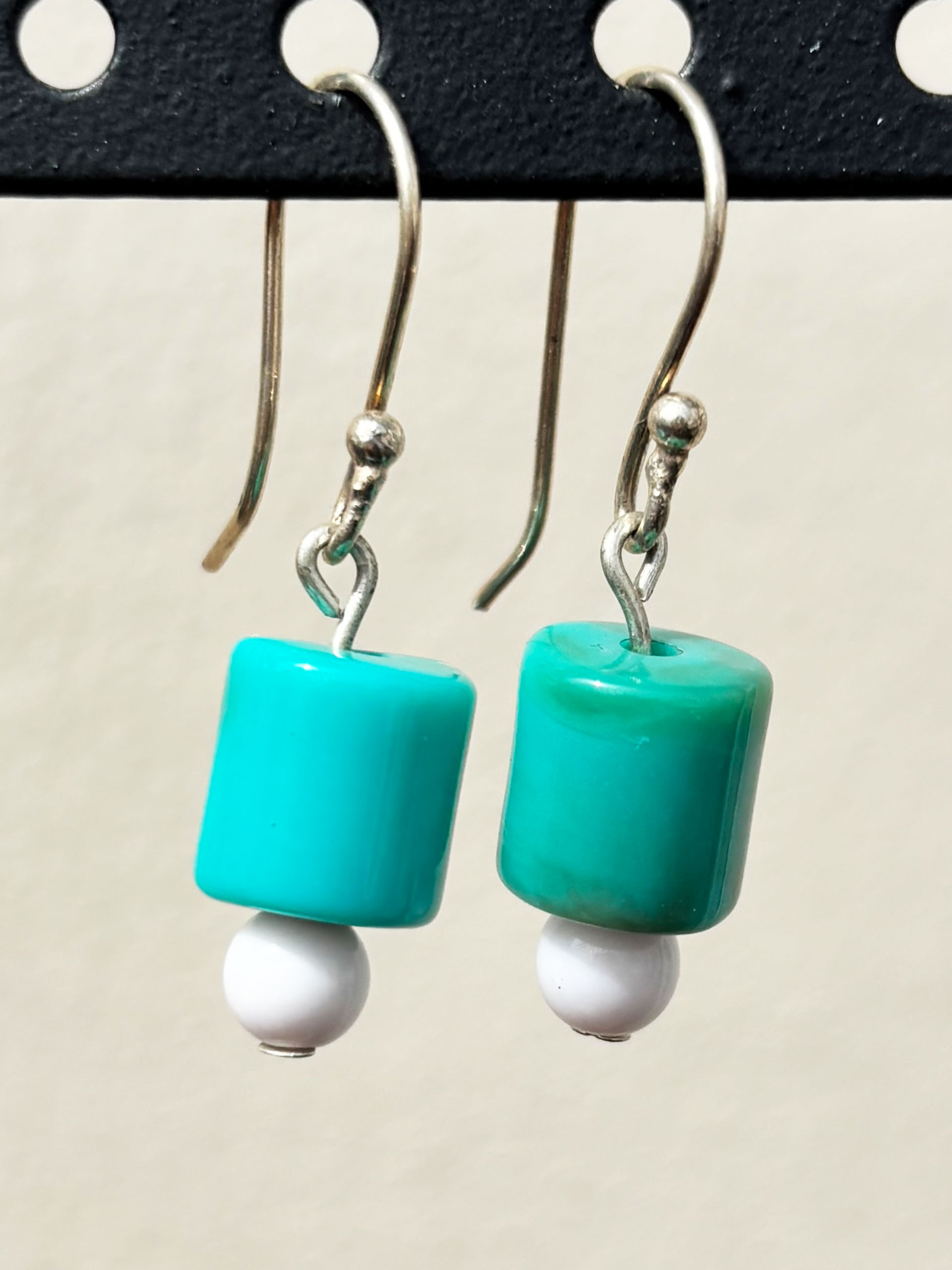 Mint Cube Earrings - Image 3