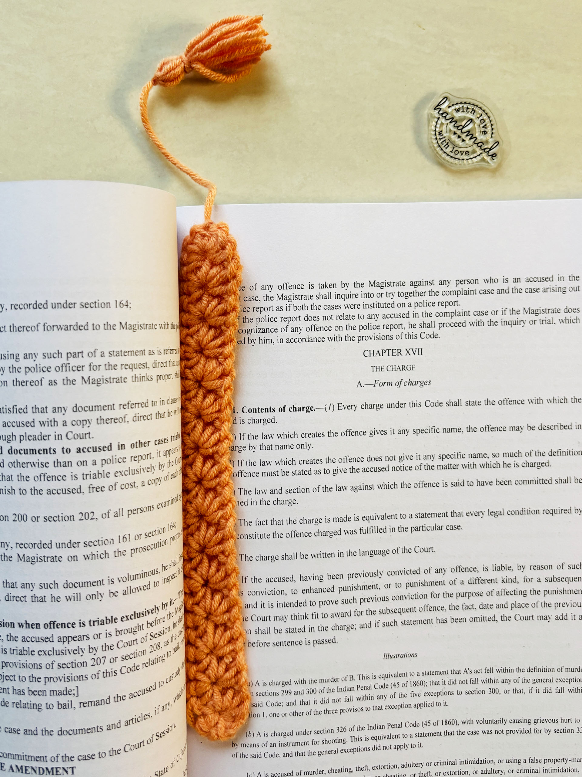 Tassel Charm Crochet Bookmarks - Add a soft handmade touch to your reading moments with these beautifully crocheted tassel bookmarks. Designed with delicate textured stitching and finished with playful tassels, these bookmarks are the perfect blend of charm and functionality.